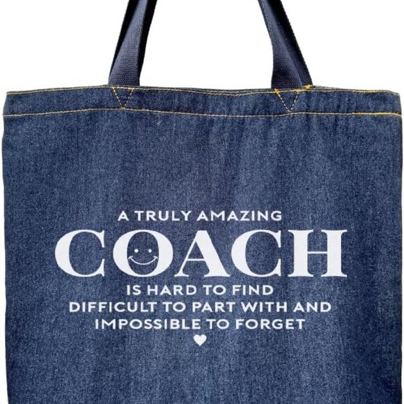 Coach Jewelry - Denim Tote Bag, Amazing Coach Gifts Bag, Denim Handbags for Women, Casual Hobo T